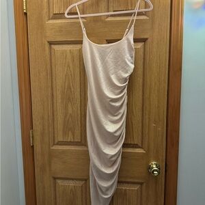 Forever 21 Shimmering Cream Dress